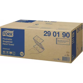 Tork 290190 Rollo de papel de manos Advanced 2 capas, blanco, 150 m, 6 rollos