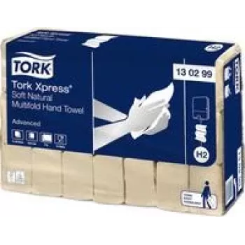 TORK 130299 Toallas de manos H2 Advanced interfold, 2 capas, blancas, 3780 hojas