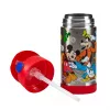 THERMOS FUNTAINER Botella con pajita, Disney Minnie Mouse, 0,35 L, acero inoxidable, rosa 4113.412.035