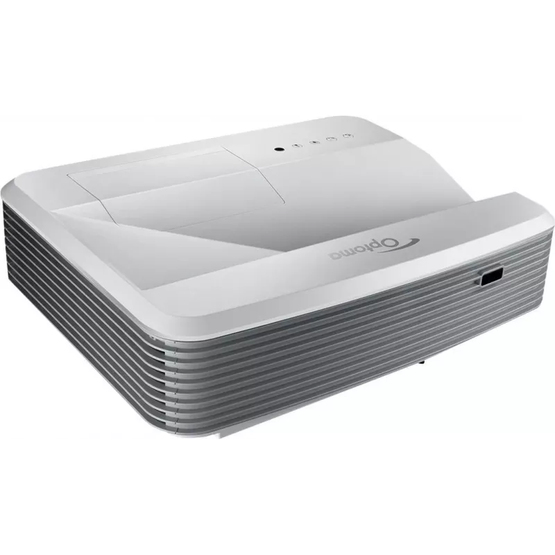 Optoma W319USTire Proyector DLP ultra corta distancia WXGA, 3500 lúmenes ANSI, 3D, altavoz de 16W 95.71L03GC1E