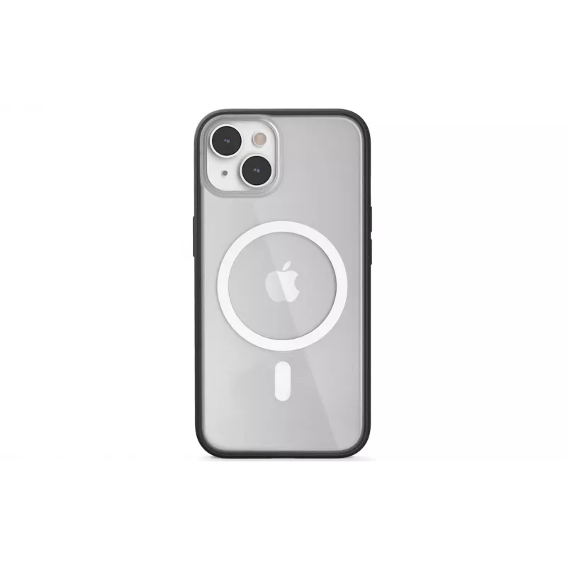 Woodcessories ECO643 funda para iPhone 14 Plus - tapa trasera ecológica negra y transparente