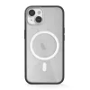 Woodcessories ECO643 funda para iPhone 14 Plus - tapa trasera ecológica negra y transparente
