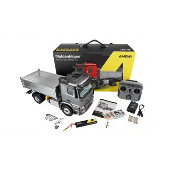 Amewi Mercedes-Benz Arocs volquete 4x4 1:14 RTR antracita (22692)