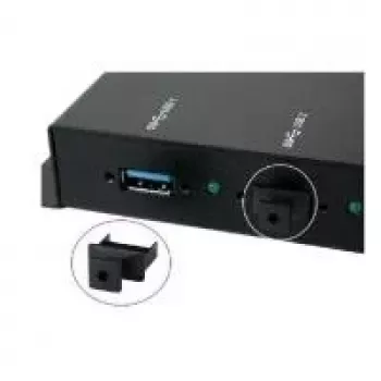 EXSYS EX-1111 tapas antipolvo para conector Type-A USB (pack de 10, negro)