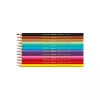 Caran d'Ache Swisscolor Kawaii Candy lápices acuarelables, set de 12, hexagonales, madera de cedro 1285.802