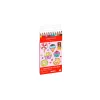 Caran d'Ache Swisscolor Kawaii Candy lápices acuarelables, set de 12, hexagonales, madera de cedro 1285.802