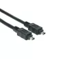 EXSYS Cable FireWire 1394 de 4 pines a 4 pines, 3,0 m (EX-K6822)
