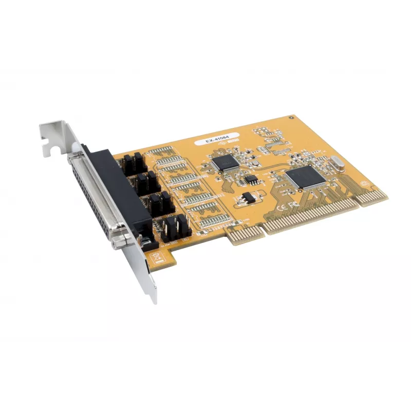 EXSYS Tarjeta serie PCI RS-232 de 4 puertos con chipset FTDI (EX-41084)