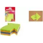 Kores cubo de notas adhesivas con flecha, 70 x 70 mm, en blanco, colores surtidos, reutilizables, 400 hojas N48704
