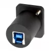 EXSYS EX-49155 adaptador de montaje USB 3.2 Gen 1 tipo D, USB-A hembra a USB-B hembra