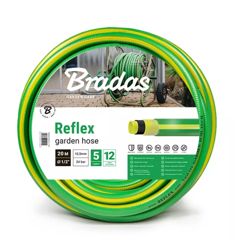 Manguera de jardín Bradas REFLEX, 1/2