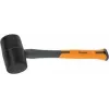 Bradas Martillo de goma 450 g Antracita/Naranja 340 mm Mango de fibra de vidrio Mango TPR antideslizante DIY-HF6045