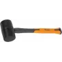 Bradas Martillo de goma 450 g Antracita/Naranja 340 mm Mango de fibra de vidrio Mango TPR antideslizante DIY-HF6045