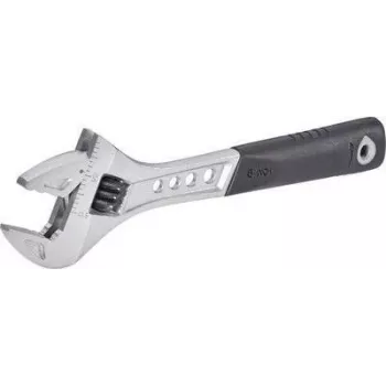 C.K T4365 150 Llave ajustable SureDrive, 150 mm, cromo-vanadio forjado, cromado mate, mango blando