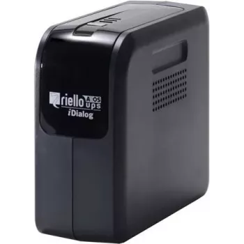 SAI Riello UPS iDialog IDG 600 - 600 VA line-interactive, 4 salidas Schuko, USB, torre, negro