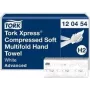 Toallas de papel TORK Xpress Multifold, 212 x 320 mm, sistema de plegado W H2, Advanced, tissue, gofrado, blanco - 1 paquete (600454)