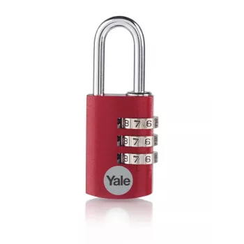 Candado de combinación Yale YE3CB/38/131/1/CO 38 mm rojo