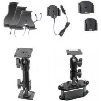 Soporte para vehículo Brodit con rótula para Zebra TC53/TC58 con funda protectora 711306