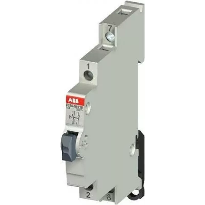 Interruptor principal ABB E217-16-10B seccionador 1P 16A 230V AC carril DIN 2CCA703160R0001