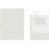 Fundas de documentos A4 ELBA recicladas, transparentes, 0,08 mm PE, abiertas por arriba, pack de 50