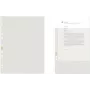 Fundas de documentos A4 ELBA recicladas, transparentes, 0,08 mm PE, abiertas por arriba, pack de 50