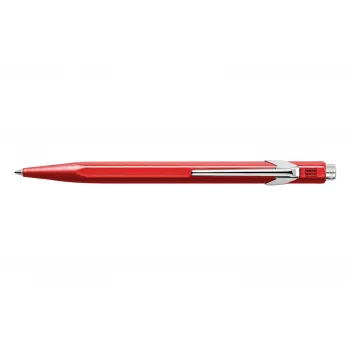 Bolígrafo Caran d'Ache 849 Classic Line, carcasa roja, tinta azul, medio 849.070