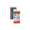 Lápices de colores acuarelables Caran d'Ache Swisscolor Kawaii Monsters, set de 12, madera de cedro hexagonal 1285.801