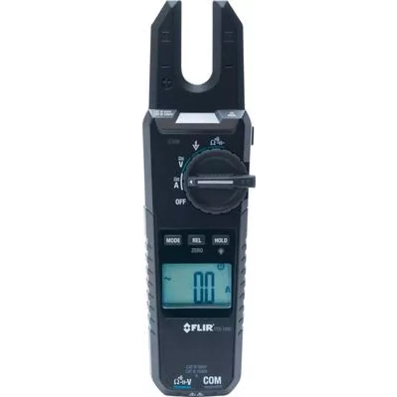 FLIR VT8-1000 Pinza amperimétrica digital, True RMS, 6000 cuentas, CAT IV 600V / CAT III 1000V, AC/DC 1000A, apertura de pinza 37 mm