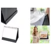 RILLSTAB RI94160 Fundas de flipchart de mesa A4 horizontal, pack de 10, polipropileno sin ácido, transparente