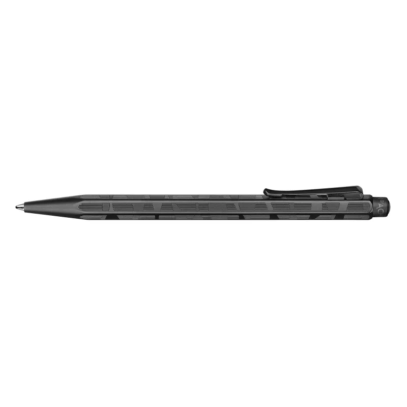 Caran d'Ache Ecridor Black Lines bolígrafo, Medium, tinta negra, cuerpo hexagonal con acabado de paladio 890.010