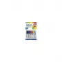 GIOTTO Caja de colores gouache extra finos, 5 tubos de aluminio de 10 ml, colores surtidos (blanco, amarillo primario, rojo primario, azul primario, negro) F65440000