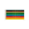 Caran d'Ache Swisscolor Kawaii Lápices acuarelables suizos, set de 12, madera de cedro, hexagonal 1285.804