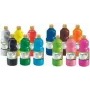 GIOTTO Pintura gouache PINTURA ESCOLAR, 1000 ml, colores variados, lista para usar, mezclable, lavable - 1 ud. (F535600)