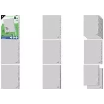 Kangaro ECO A4 separadores de cartón, numerados 1-52, 4 taladros, gris K452C