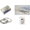 Kangaro llavero metálico, 25 mm de diámetro, plata, 1 ud. K-28125