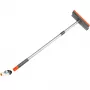 Bradas ES2110 limpiacristales telescópico automático con esponja y escobilla de goma, 600-950 mm, 200 mm de ancho de esponja