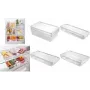 Metaltex Frigo-System organizador, pequeño, con tapa, transparente, poliestireno PS, 1 ud. (235412000)
