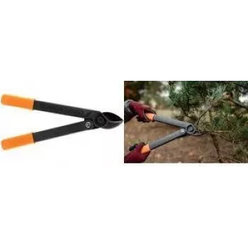 Bradas tijeras de podar de yunque V-SERIES SUPER LIGHT antracita/naranja, hoja de yunque con recubrimiento protector, 1 ud. (KT-V1260)