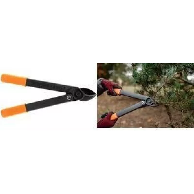Bradas tijeras de podar de yunque V-SERIES SUPER LIGHT antracita/naranja, hoja de yunque con recubrimiento protector, 1 ud. (KT-V1260)