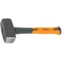 Bradas DIY-HF5100 mazo, cabeza de 1000 g, antracita/naranja, mango de fibra de vidrio de 280 mm con empuñadura TPR antideslizante, 1 ud.