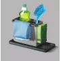 Metaltex Tidytex organizador de fregadero, plástico, gris, 2 soportes extraíbles para esponjas y bayetas 297530109