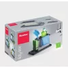 Metaltex Tidytex organizador de fregadero, plástico, gris, 2 soportes extraíbles para esponjas y bayetas 297530109
