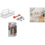 Estante de pared Metaltex Reflex Luxy Vacuum-Fix plateado 1 nivel 403329000