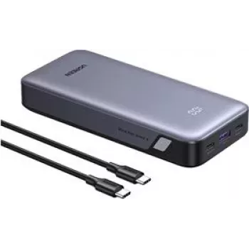 Batería externa UGREEN 20000 mAh 67W carga rápida bidireccional gris, universal (55996)