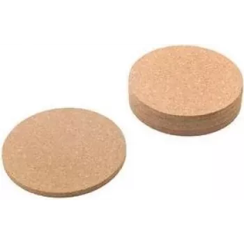 Metaltex posavasos de corcho para vasos, marrón, pack de 6, antideslizante, corcho natural 569831000
