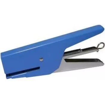 PAVO grapadora, capacidad de 12 hojas, metal azul, mango ergonómico 8004478
