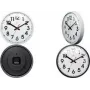 NEXTIME NXT reloj de pared de cuarzo 260 mm caja negra esfera blanca 7308ZW