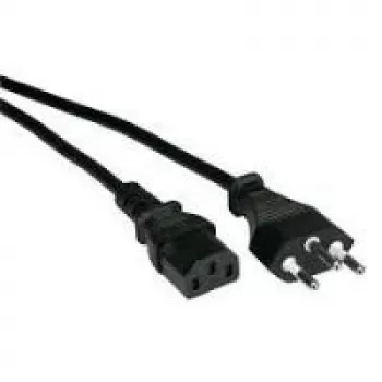 VALUE cable de alimentación enchufe suizo tipo J a IEC C13 1,8m negro 19.99.1220