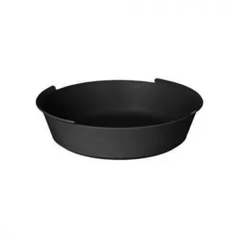 PAPSTAR Circulware cuenco reutilizable, redondo, 800 ml, negro, polipropileno con 30% de cargas minerales, 1 unidad (97018)