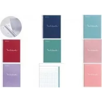 MIQUELRIUS cuaderno College Block EMOTIONS, DIN A4, azul claro cuadriculado, 80 hojas, 90 g/m², 1 unidad MR46058